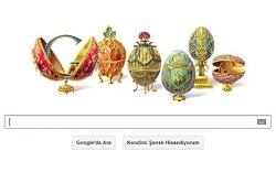 Google, Peter Carl Fabergé'yi unutmadı!