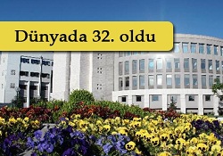 Dünyada 32. oldu