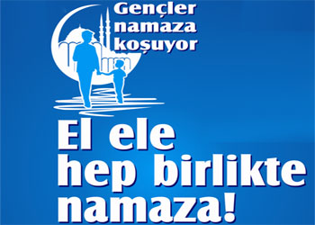 El ele hep birlikte namaza yarışması