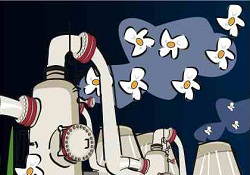 Fabrika bacasından elektrik çıkacak