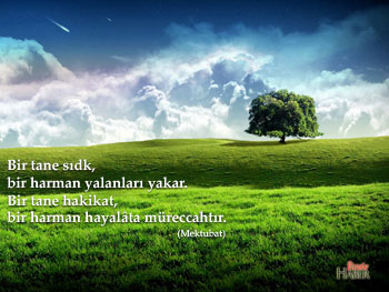 Risale-i Nur'dan vecizeli duvar kağıdı - [indir]