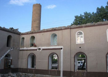 Yukarı Nurşin Cami de depremle yıkıldı
