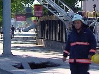 Ankara'da metro inşaatında göçük