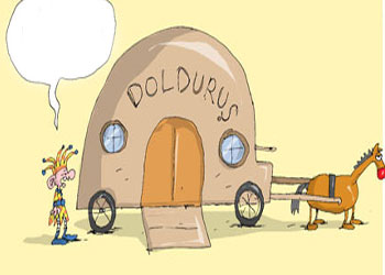 Haydi savaş dolduruşuna-Karikatür