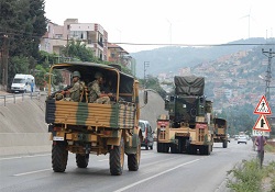 Suriye sınırına askerî sevkiyat
