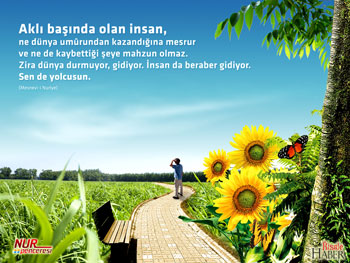 Risale-i Nur'dan vecizeli duvar kağıdı - [indir]
