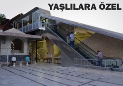 Camiye yürüyen merdiven