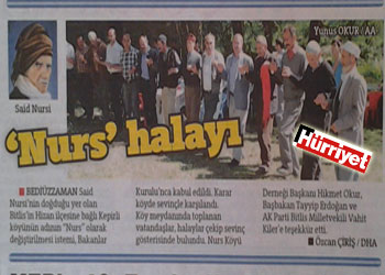 Said Nursi'nin hemşehrilerinden Nurs halayı
