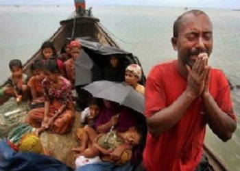 Burma'daki Müslümanlara Gazze'den destek