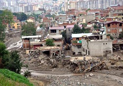 Samsun'da dere yatağındaki evler yıkılacak