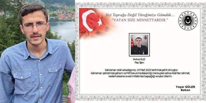 Risale-i Nur talebesi Tabip Asteğmen Hulusi Elçi şehit oldu