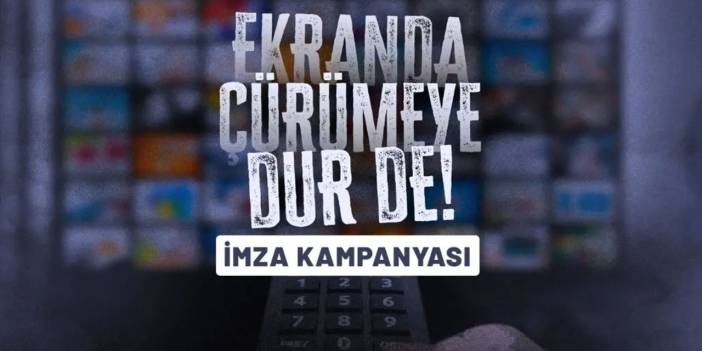 Televizyonlardaki gündüz kuşağı rezaletine dur demek için imza kampanyası