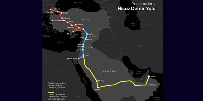Türkiye ve Suudi Arabistan'ın 'Modern Hicaz Demiryolu' işbirliği israili endişelendirdi