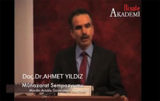 Doç. Dr. Ahmet Yıldız'ın Münazarat konuşması