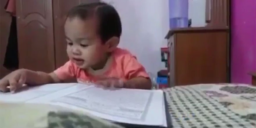 Maşallah! Dünyada en tatlı Kur'an okuyan çocuk