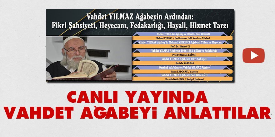Canlı yayında Vahdet Yılmaz ağabeyi anlattılar